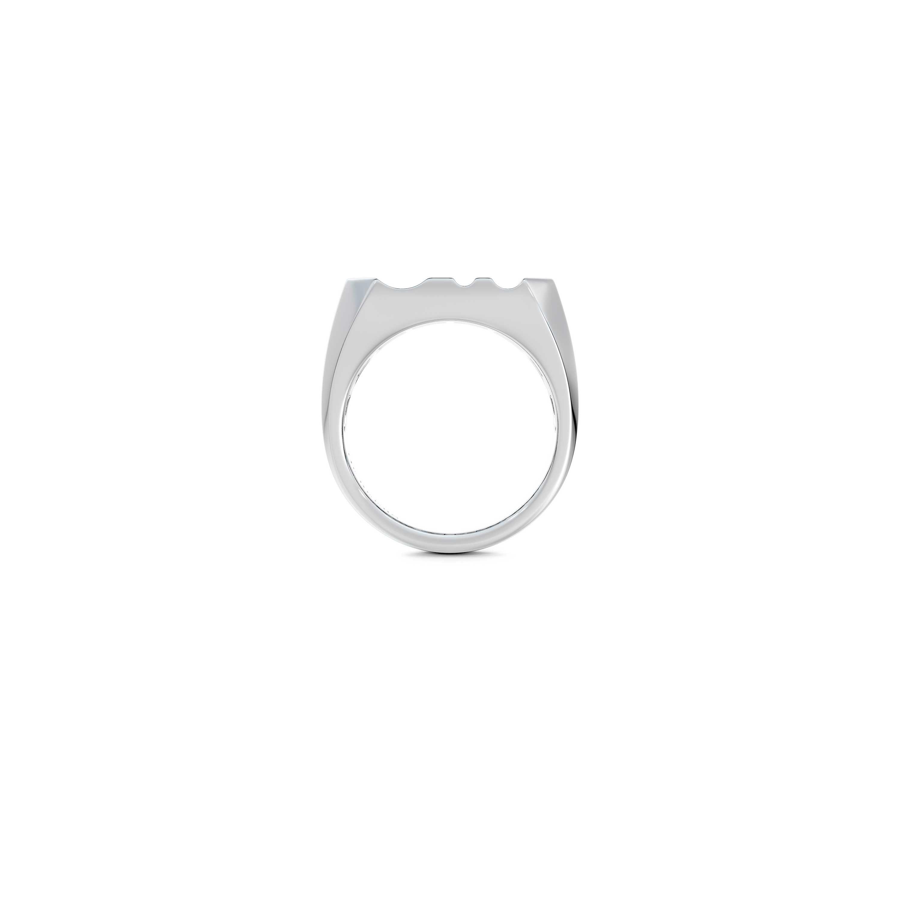 De Beers RVL Signet 白金鉆石戒指