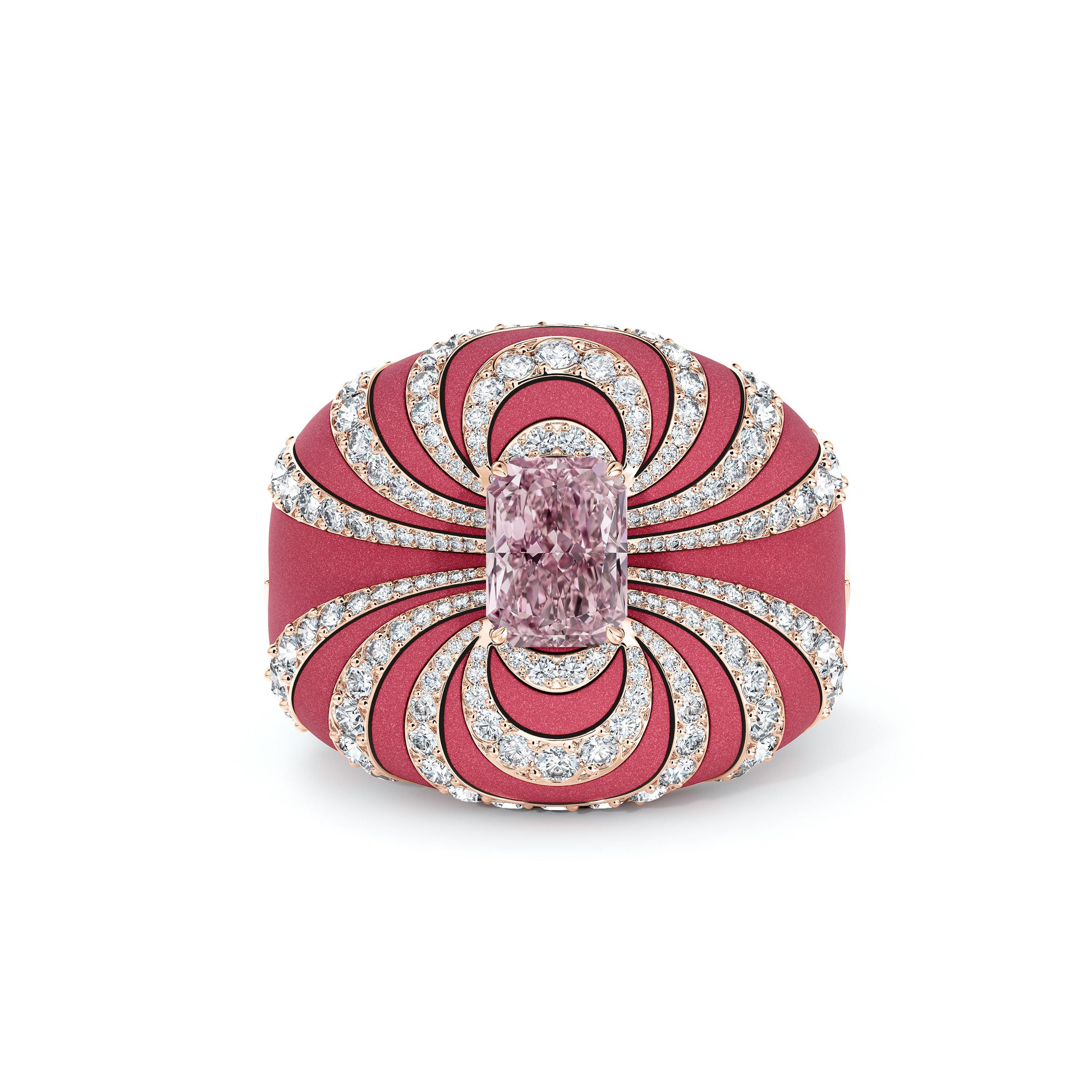 Optical Wonder Pink Ring