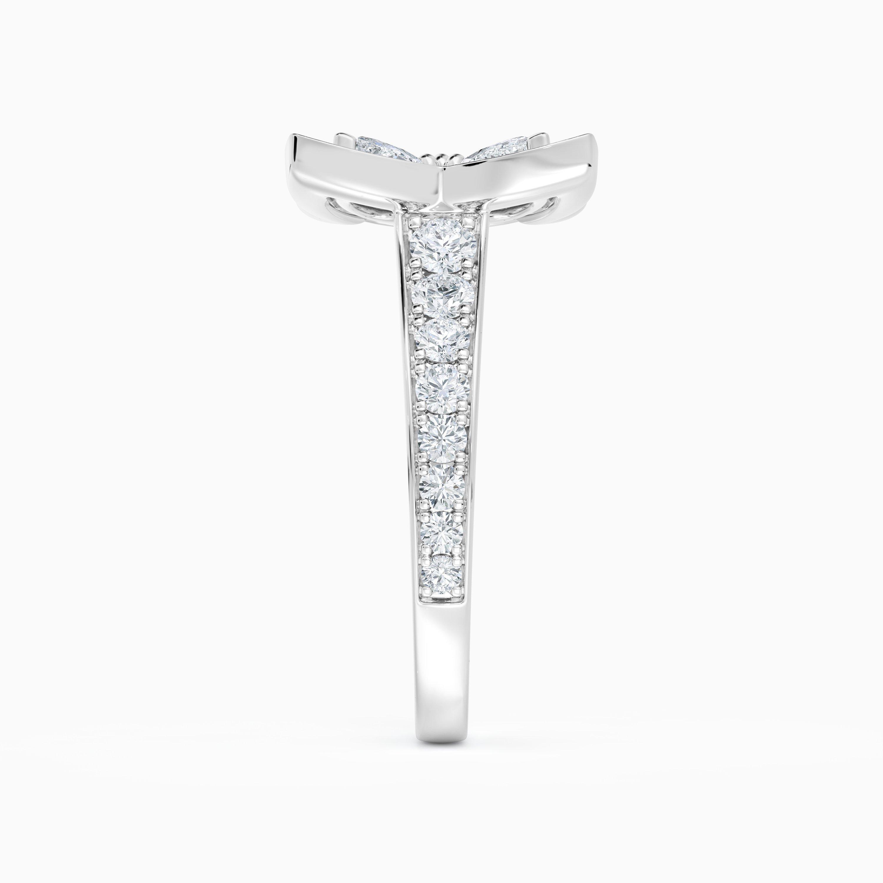 Bague Enchanted Lotus en or blanc, image 3