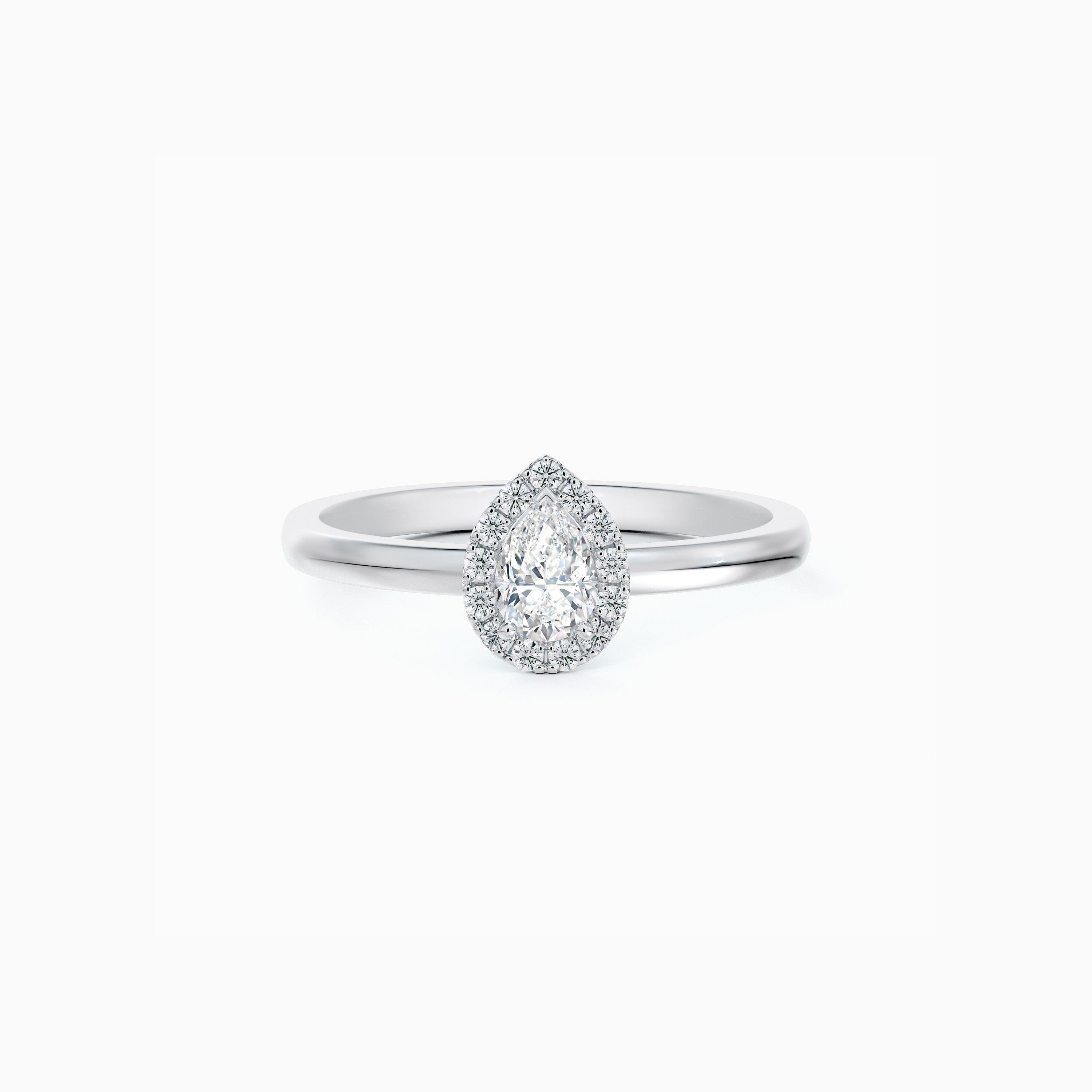 Aura Pear-Shaped Diamond Ring, image 1