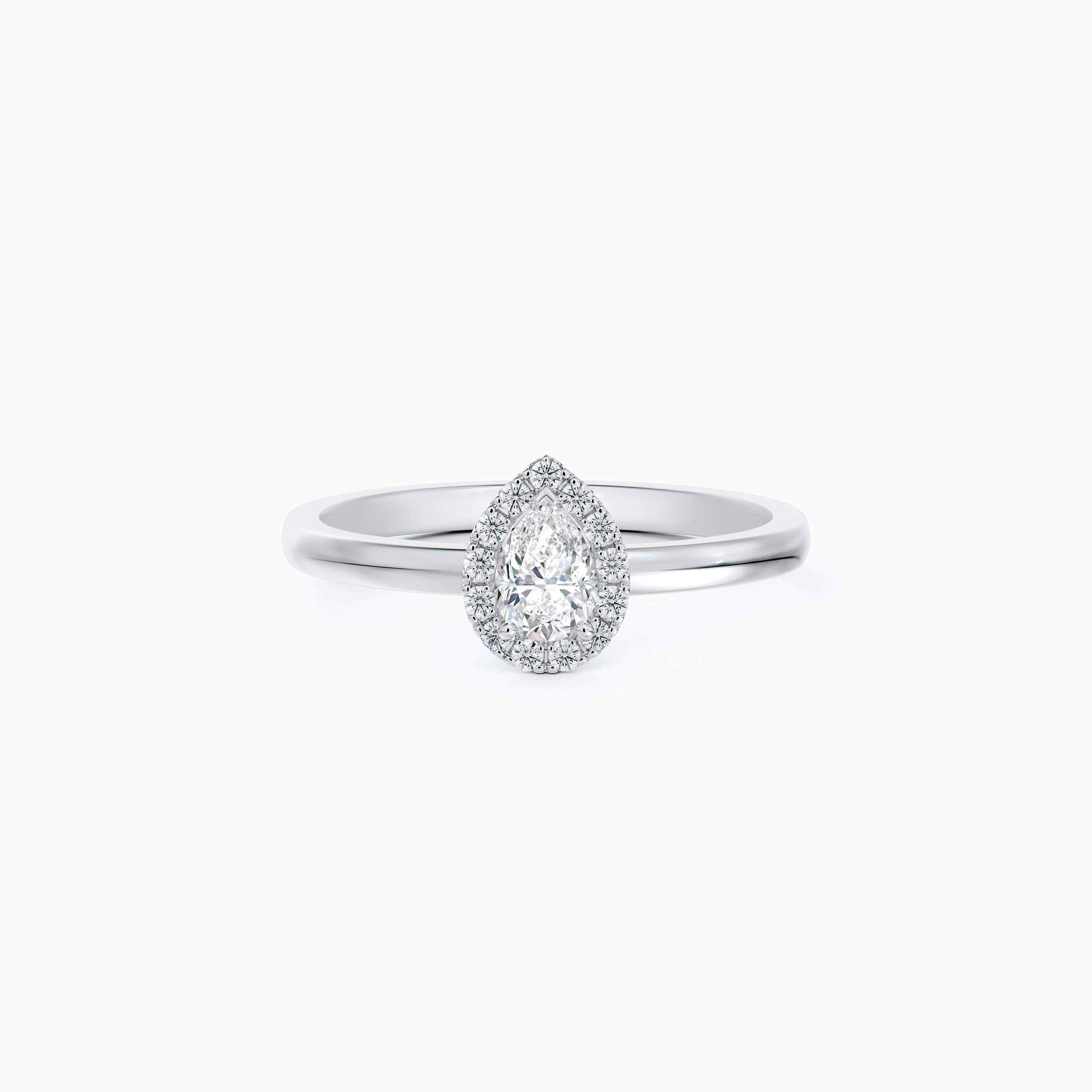 Aura pear-shaped diamond ring Aura pear-shaped diamond ring, image 1