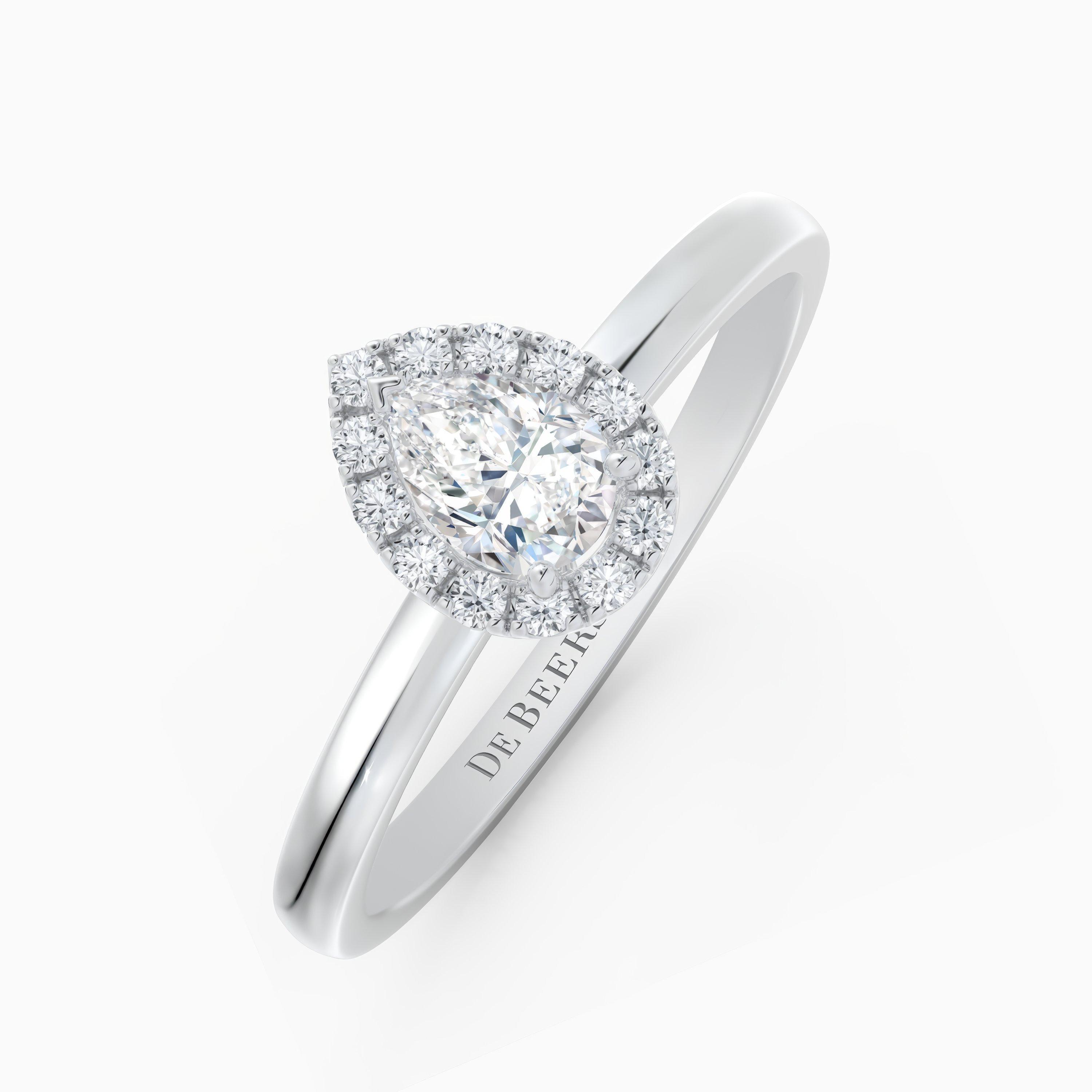 Aura Pear-Shaped Diamond Ring, image 2