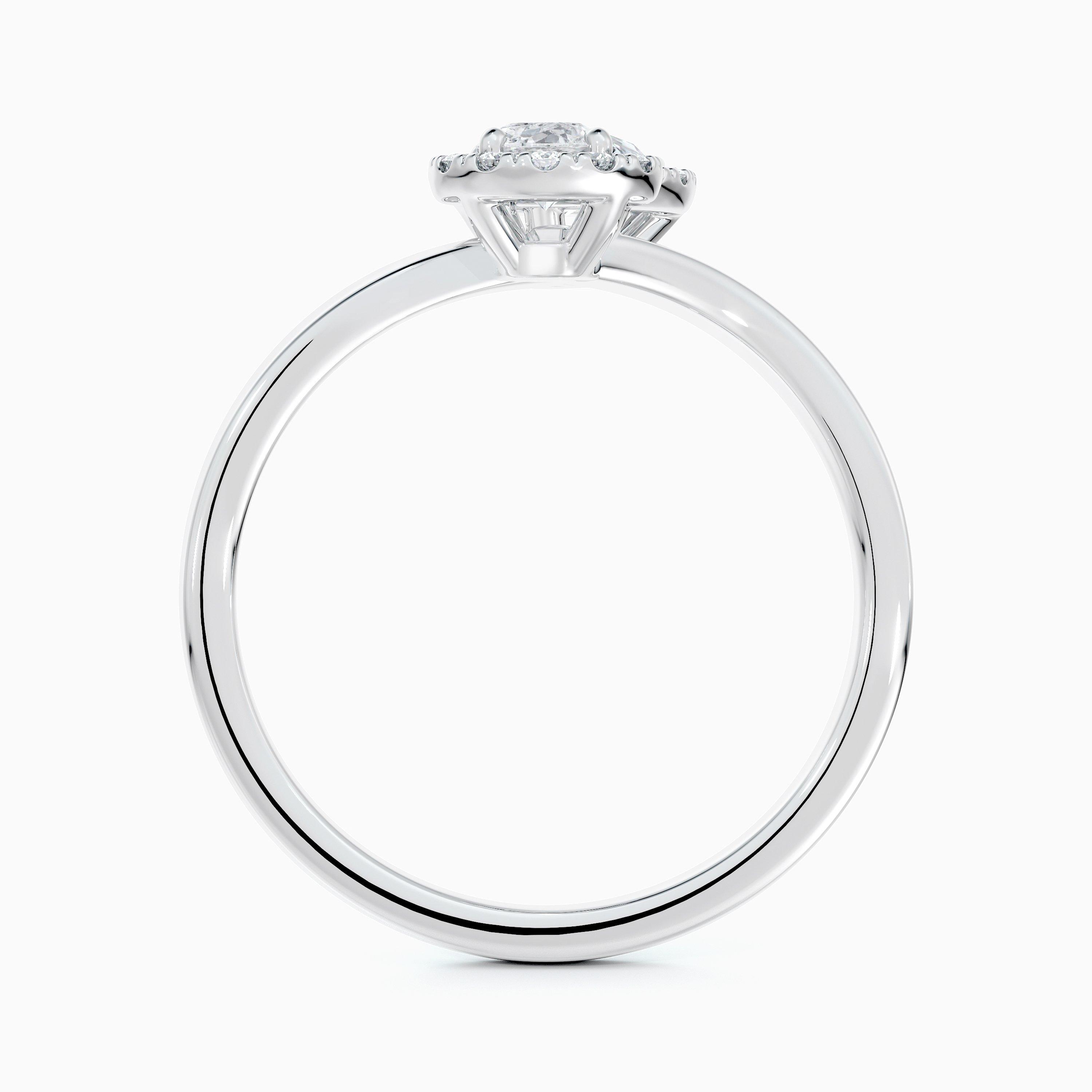 Aura Toi & Moi 水滴形和圆形明亮式切割钻戒, image 4