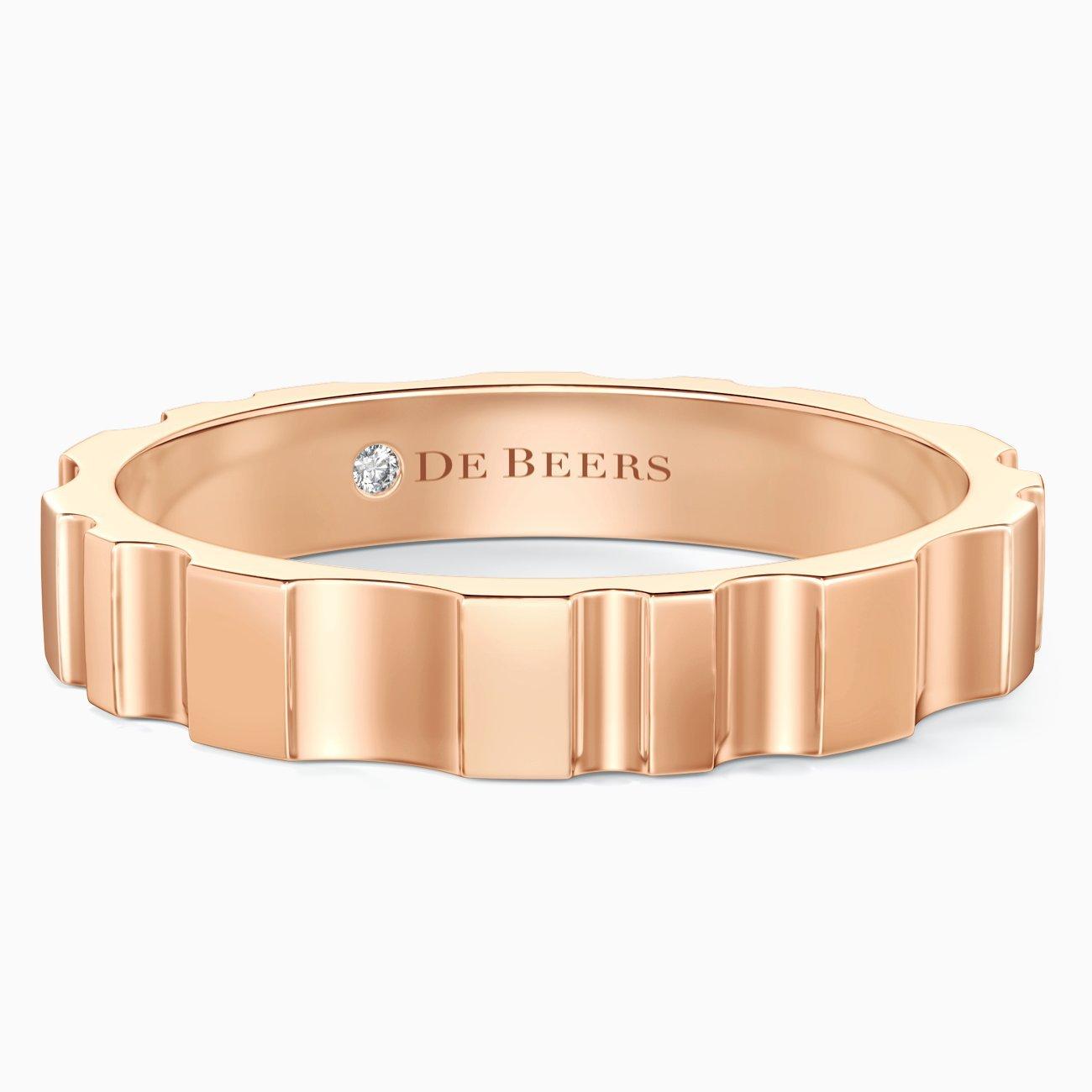 De Beers RVL 玫瑰金戒指, image 1