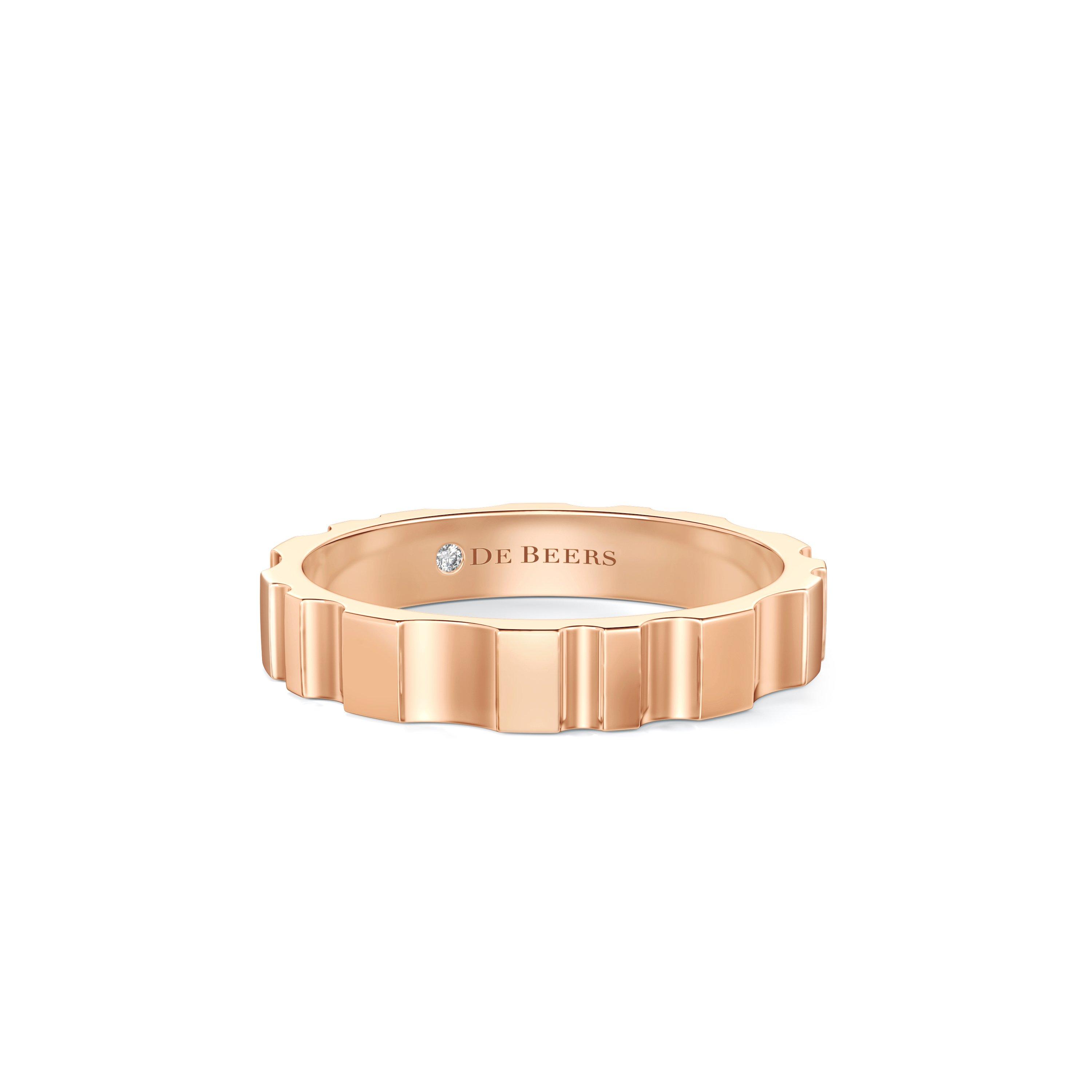 De Beers RVL Bangle in Rose Gold