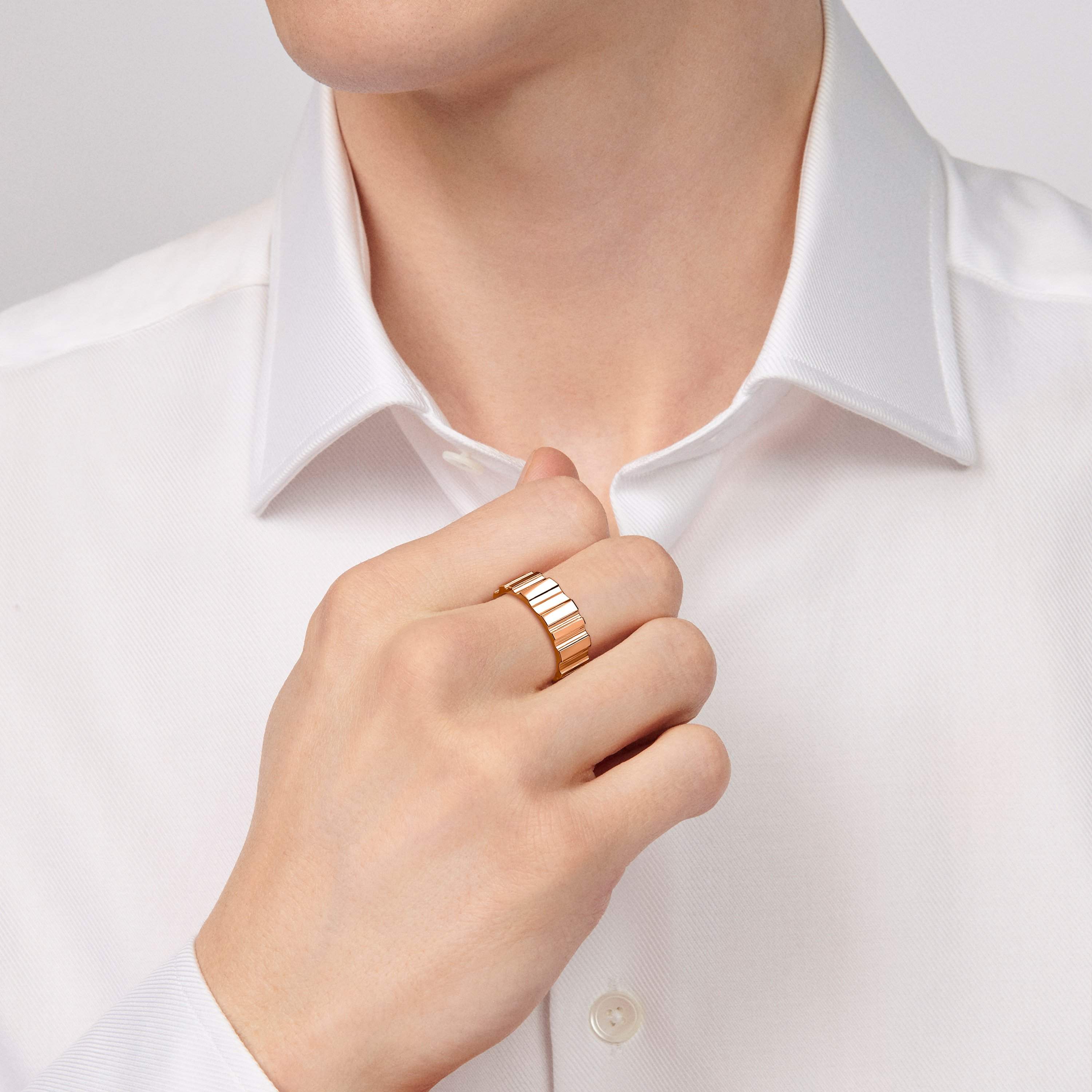 De Beers RVL Band Ring in Rose Gold De Beers RVL Band Ring in Rose Gold, image 5