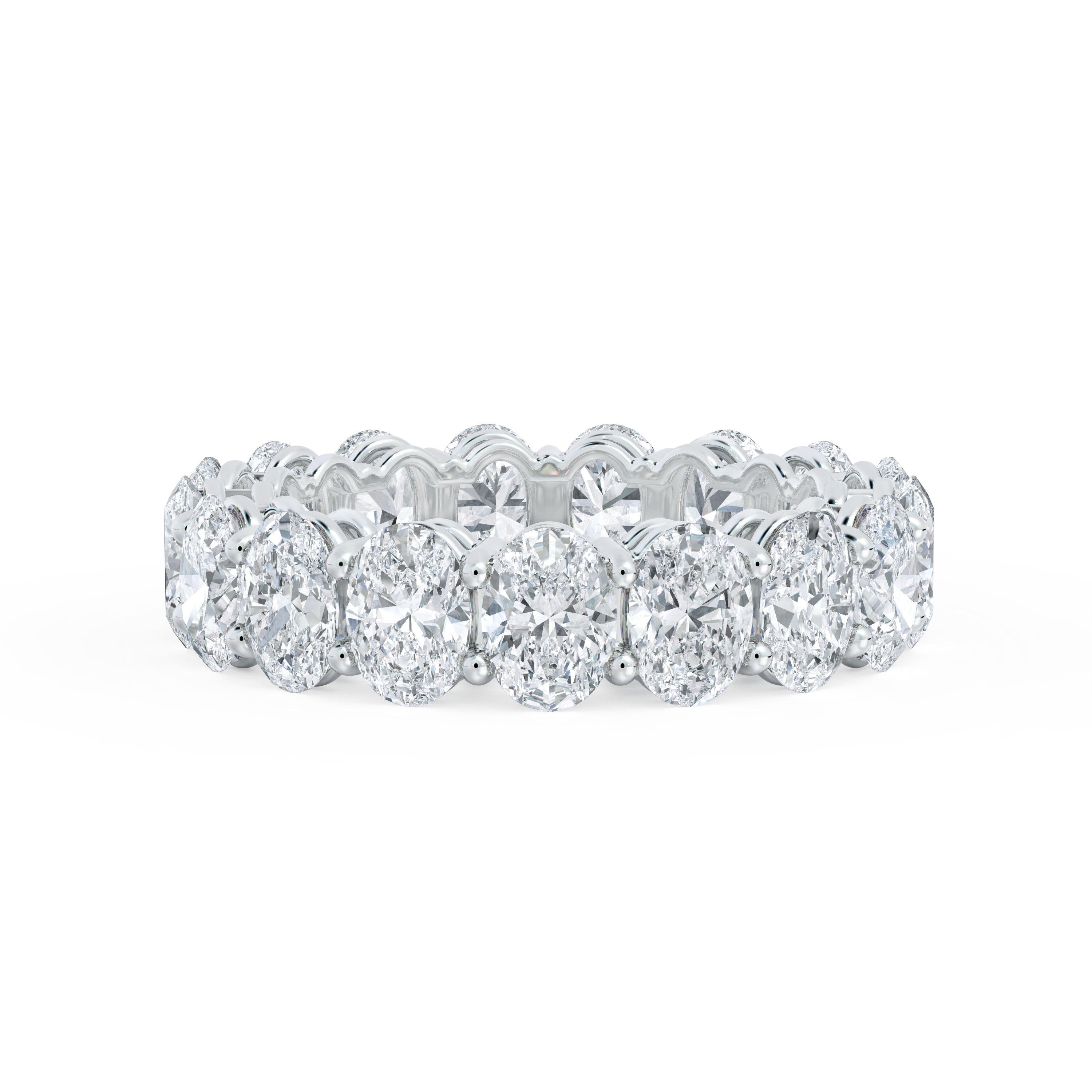 Oval eternity band on sale cz