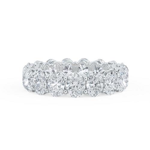 Oval eternity wedding on sale band