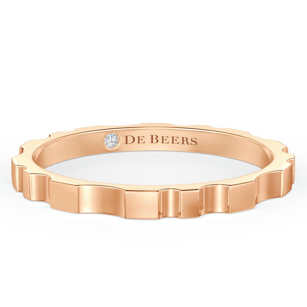 De Beers RVL 玫瑰金戒指, image 1