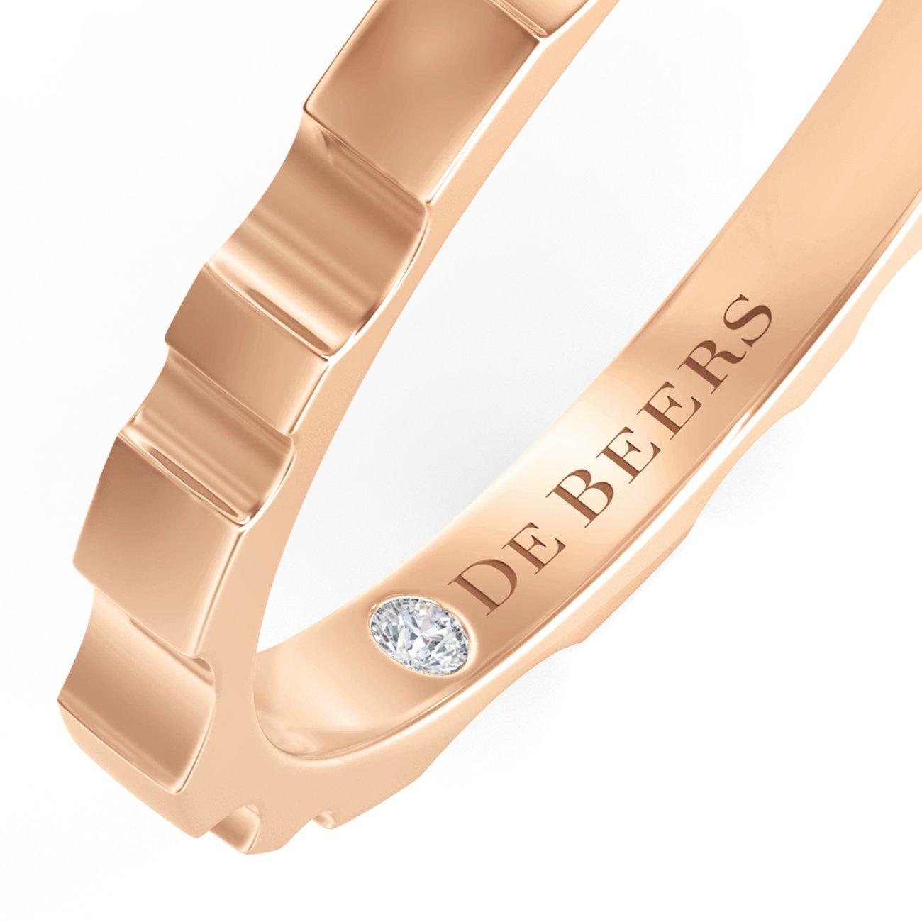 De Beers RVL 玫瑰金戒指, image 2