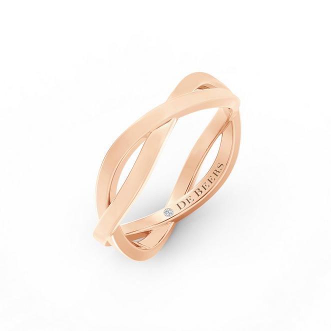 Infinity Band in Rose Gold
