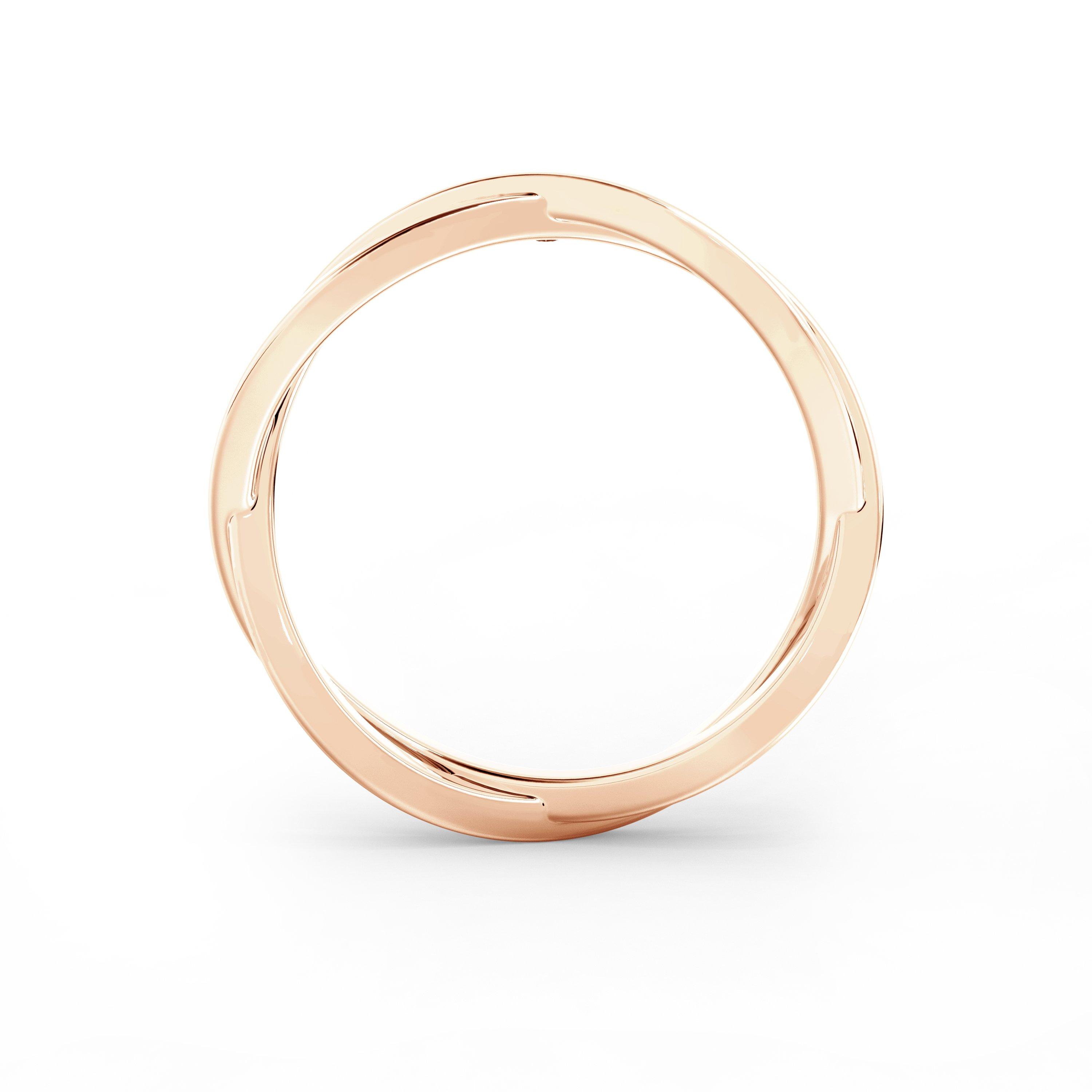 Infinity 玫瑰金戒指, image 3