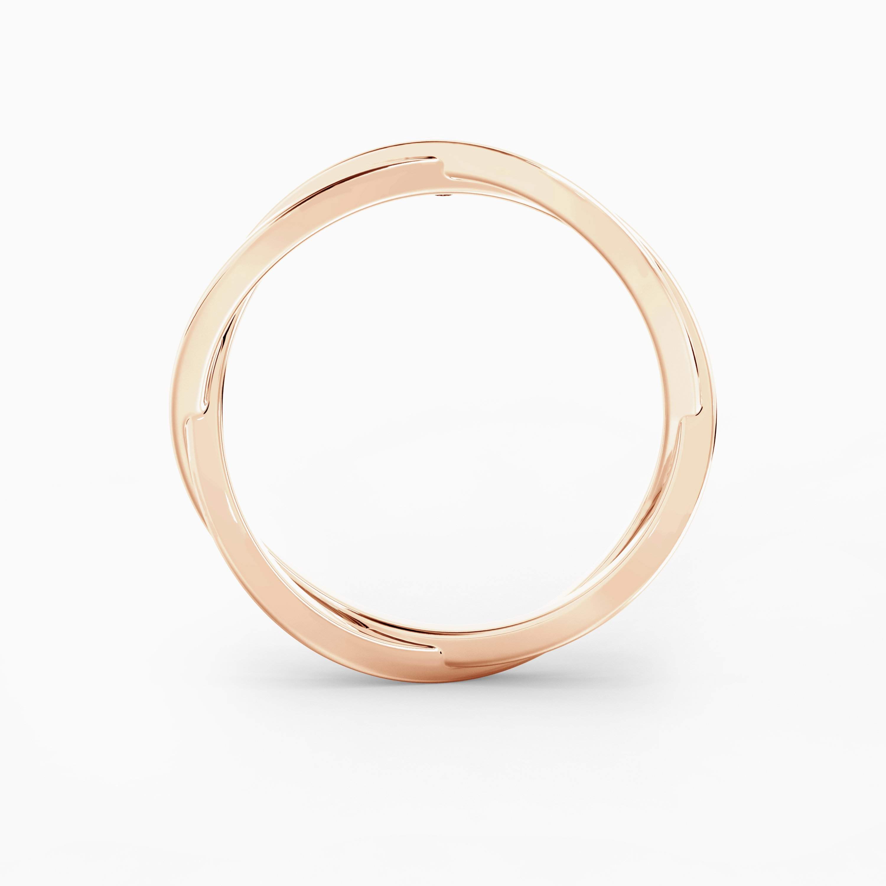 De Beers Infinity Band Plain SM in Rose Gold De Beers Infinity Band Plain SM in Rose Gold, image 4
