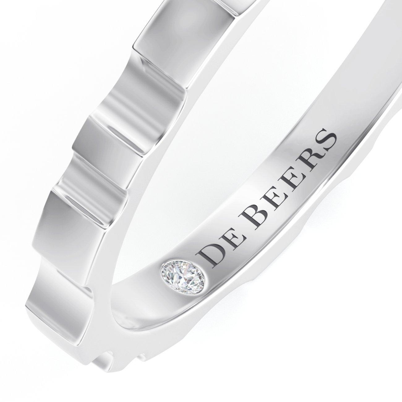 De Beers RVL 白金戒指, image 2