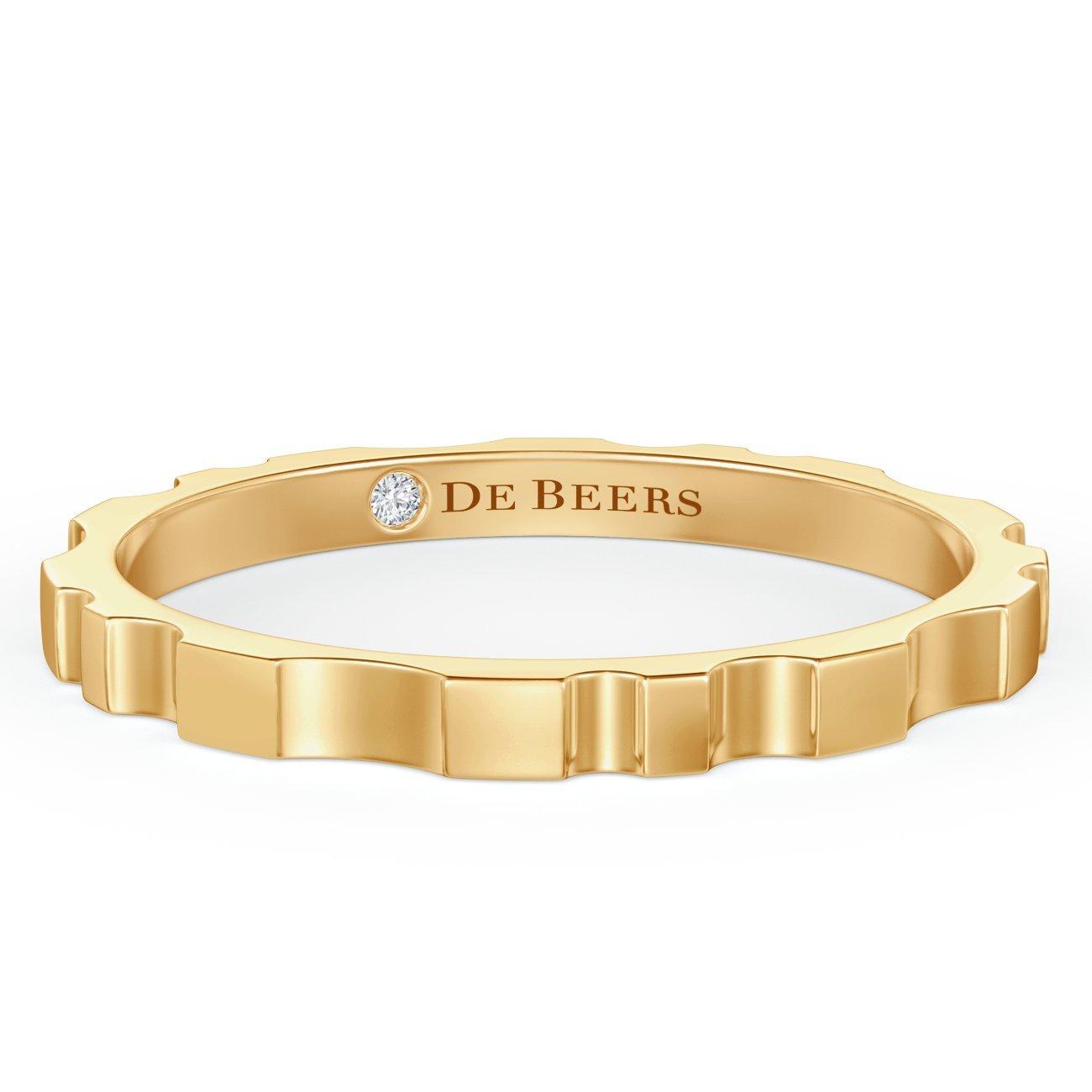 De Beers RVL 黃金戒指, image 1