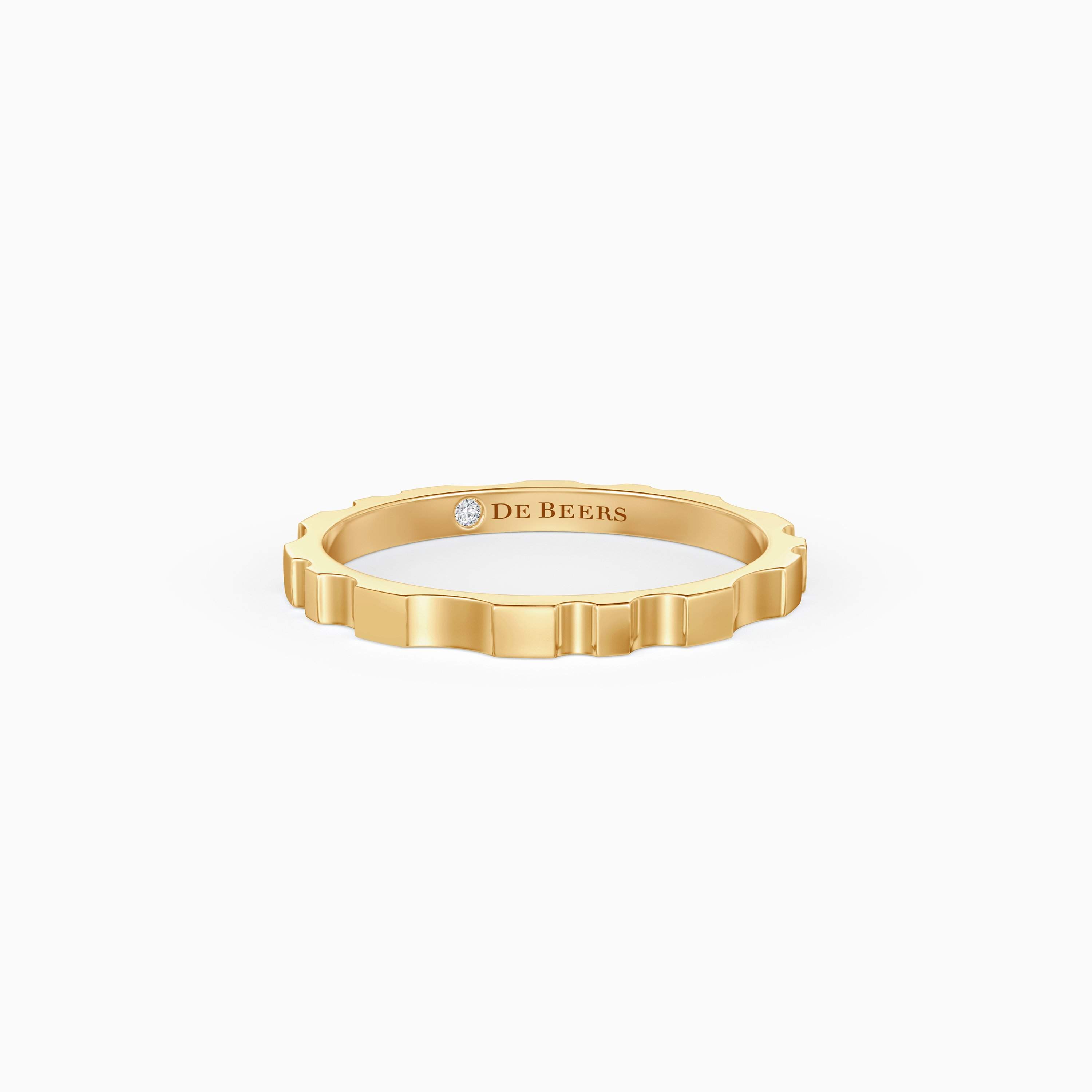 De Beers RVL Band Ring in Yellow Gold De Beers RVL Band Ring in Yellow Gold, image 1