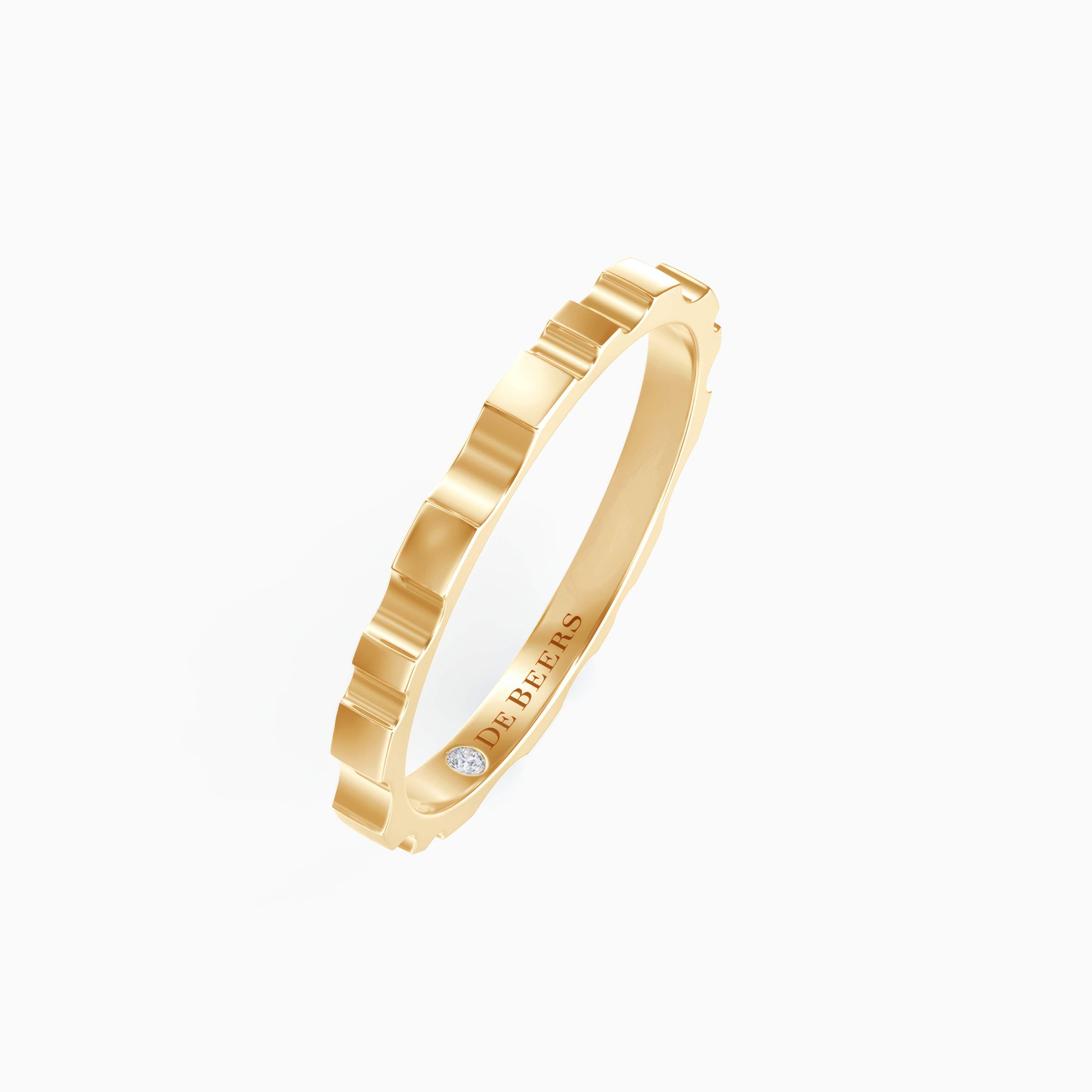 De Beers RVL Band Ring in Yellow Gold De Beers RVL Band Ring in Yellow Gold, image 2