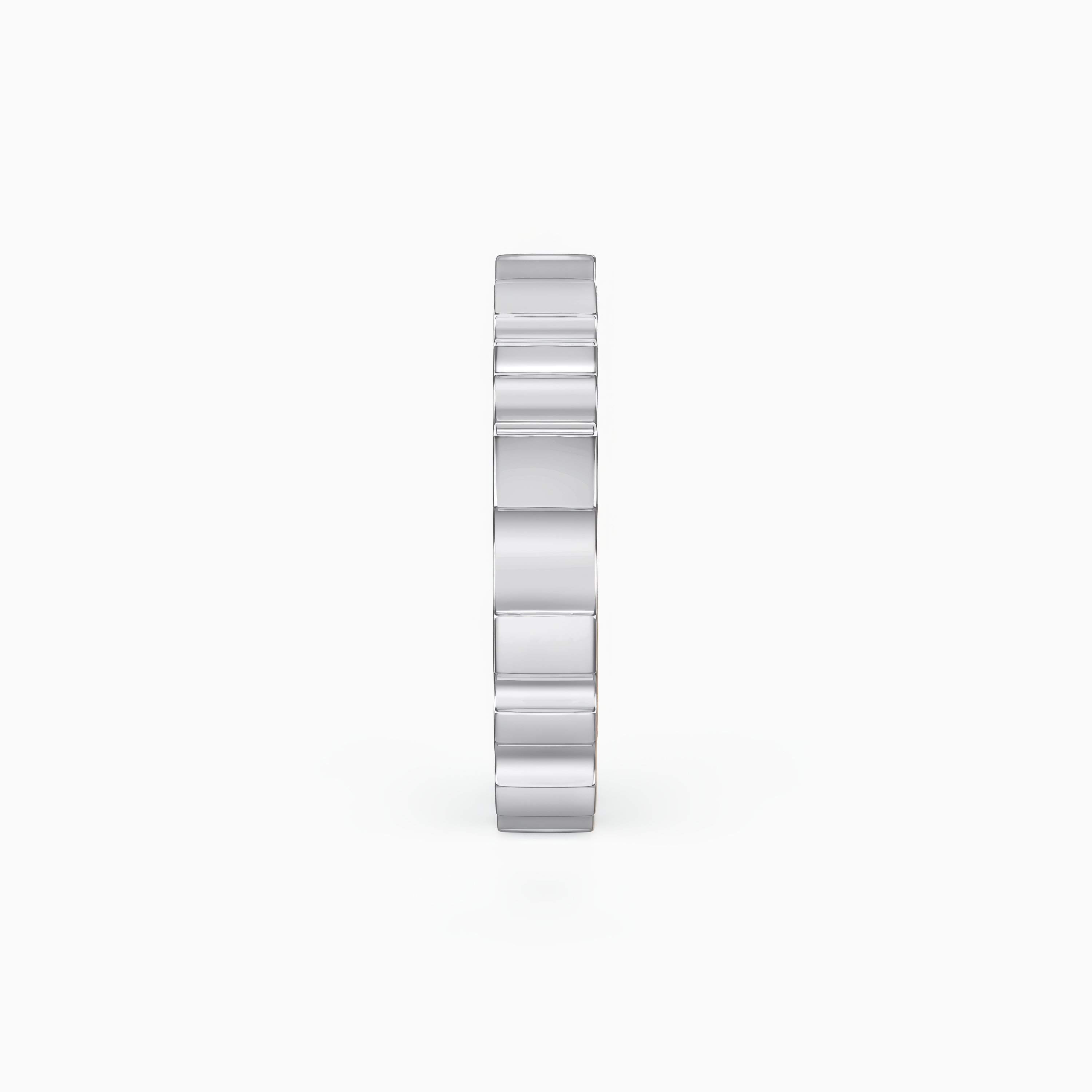 De Beers RVL Band Ring in White Gold 3.6mm De Beers RVL Band Ring in White Gold 3.6mm, image 4