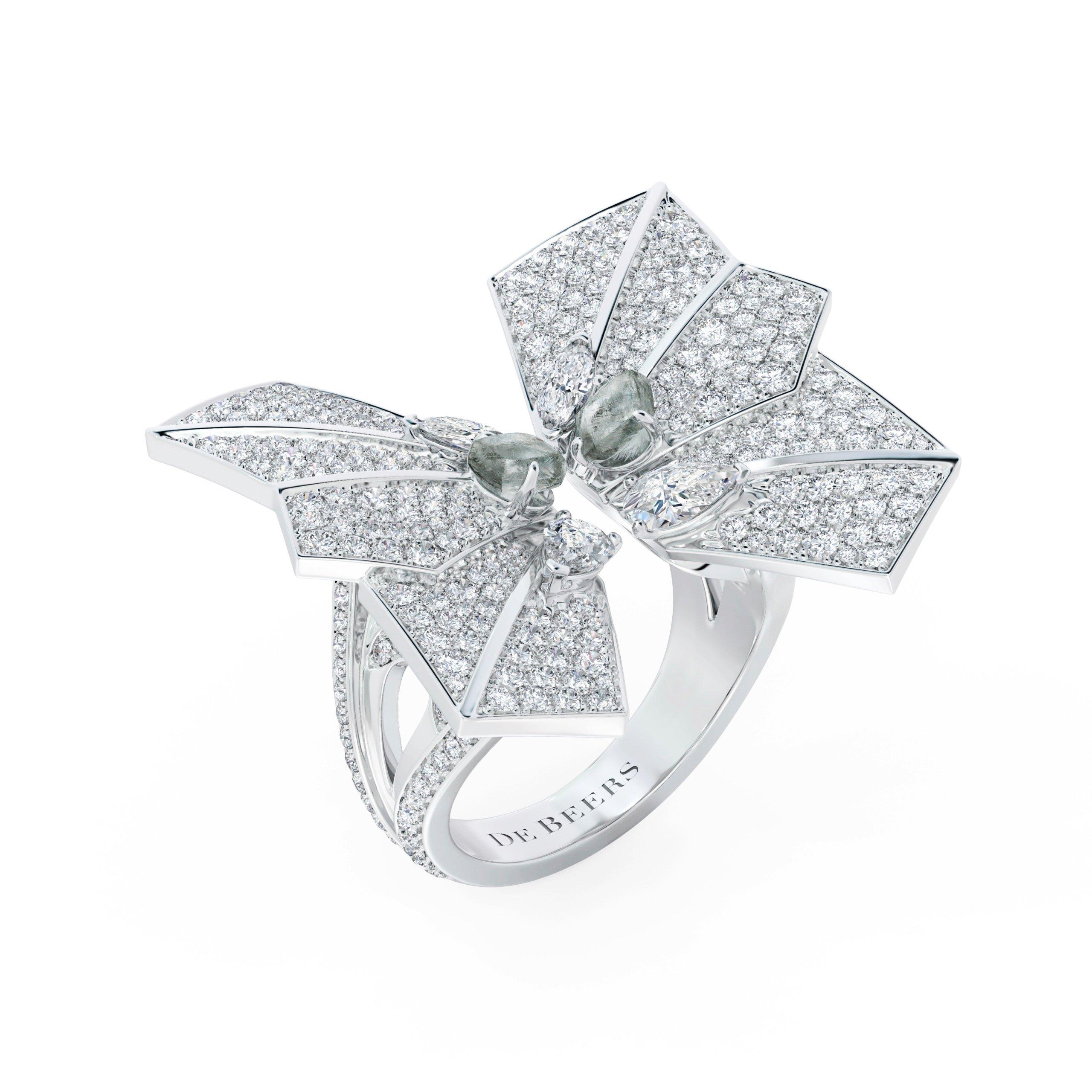 Winter Butterfly Ring | De Beers US