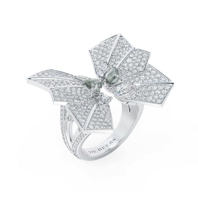 Winter Butterfly Ring