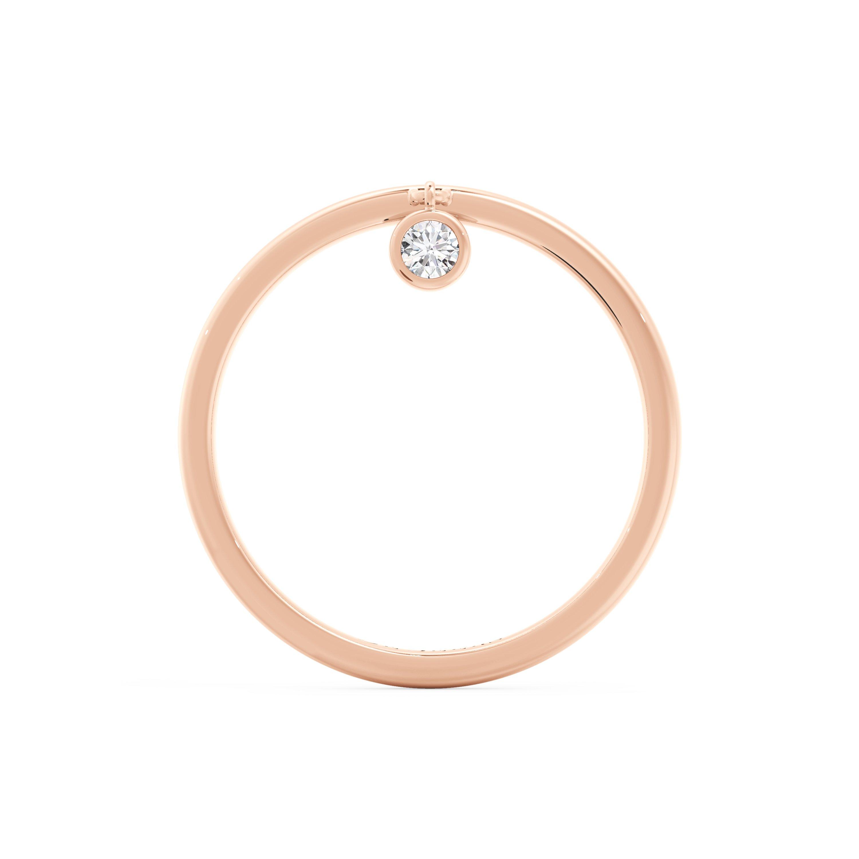 Clea 玫瑰金鉆石戒指, image 3