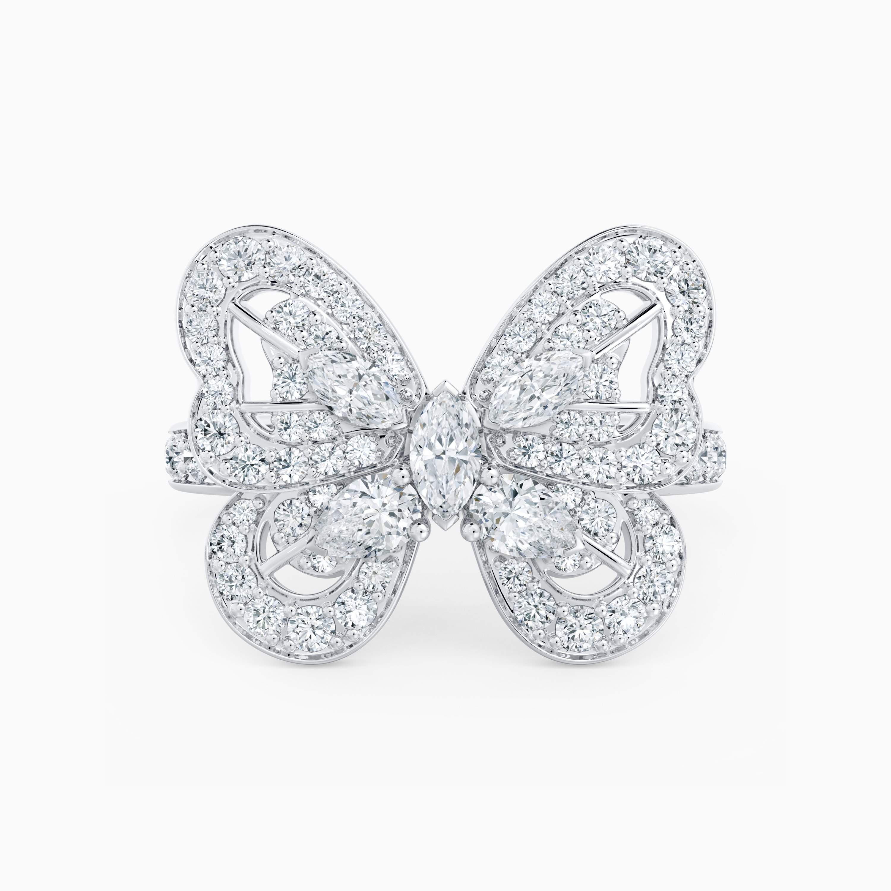 Bague Portraits of Nature en or blanc et diamants Bague Portraits of Nature en or blanc et diamants, image 1