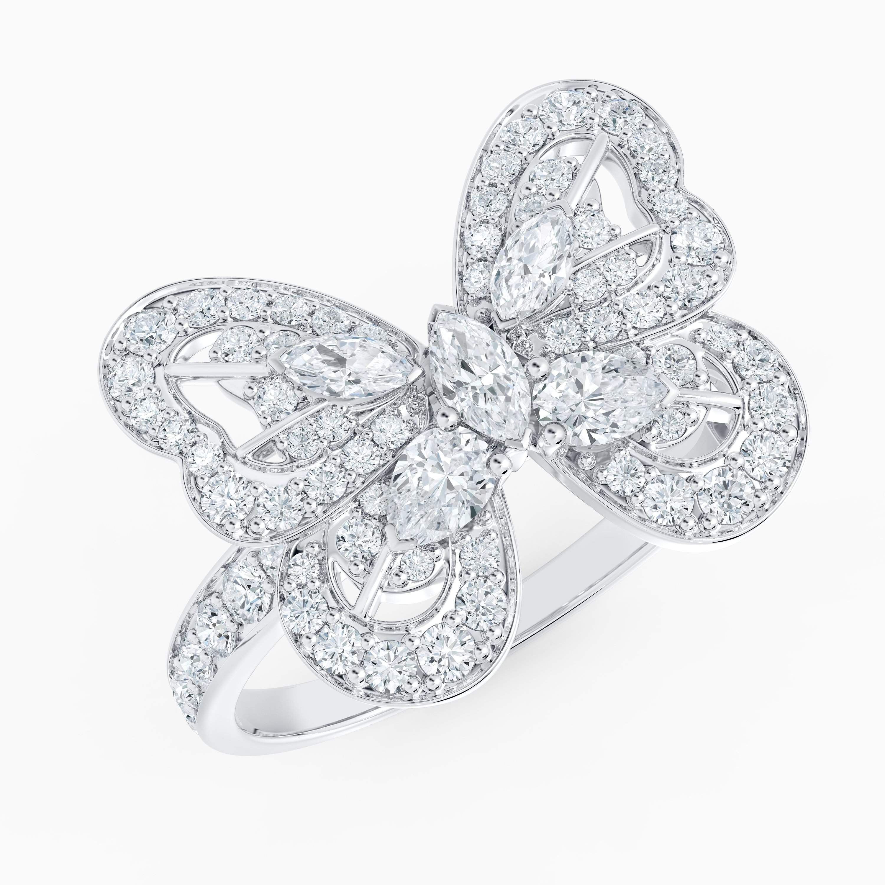 Bague Portraits of Nature en or blanc et diamants Bague Portraits of Nature en or blanc et diamants, image 2