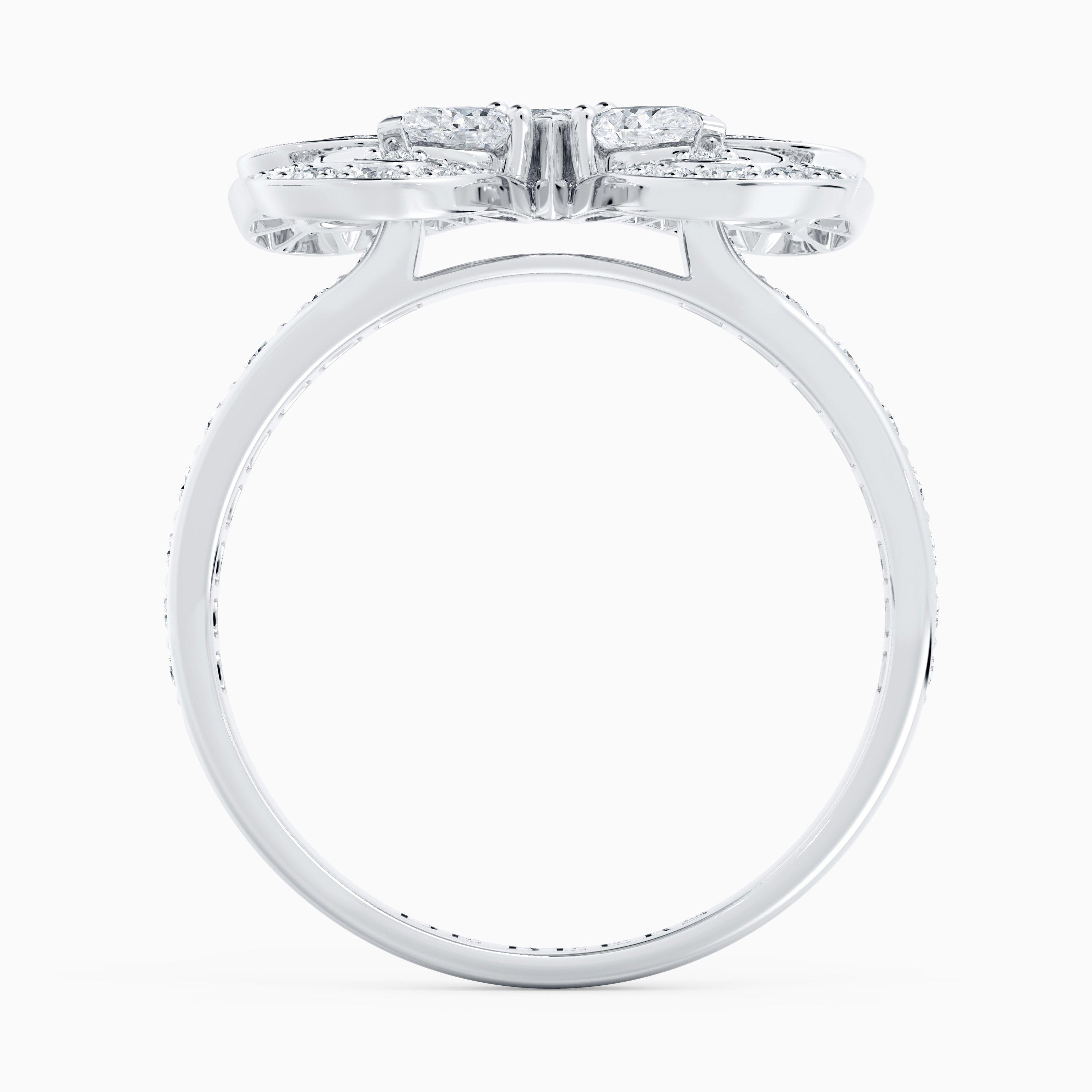 Bague Portraits of Nature en or blanc et diamants, image 4