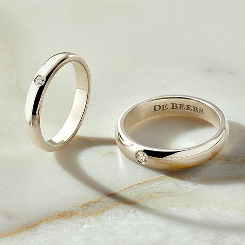 Adonis Rose Engagement Ring And Wedding Band De Beers The Jewellery Editor