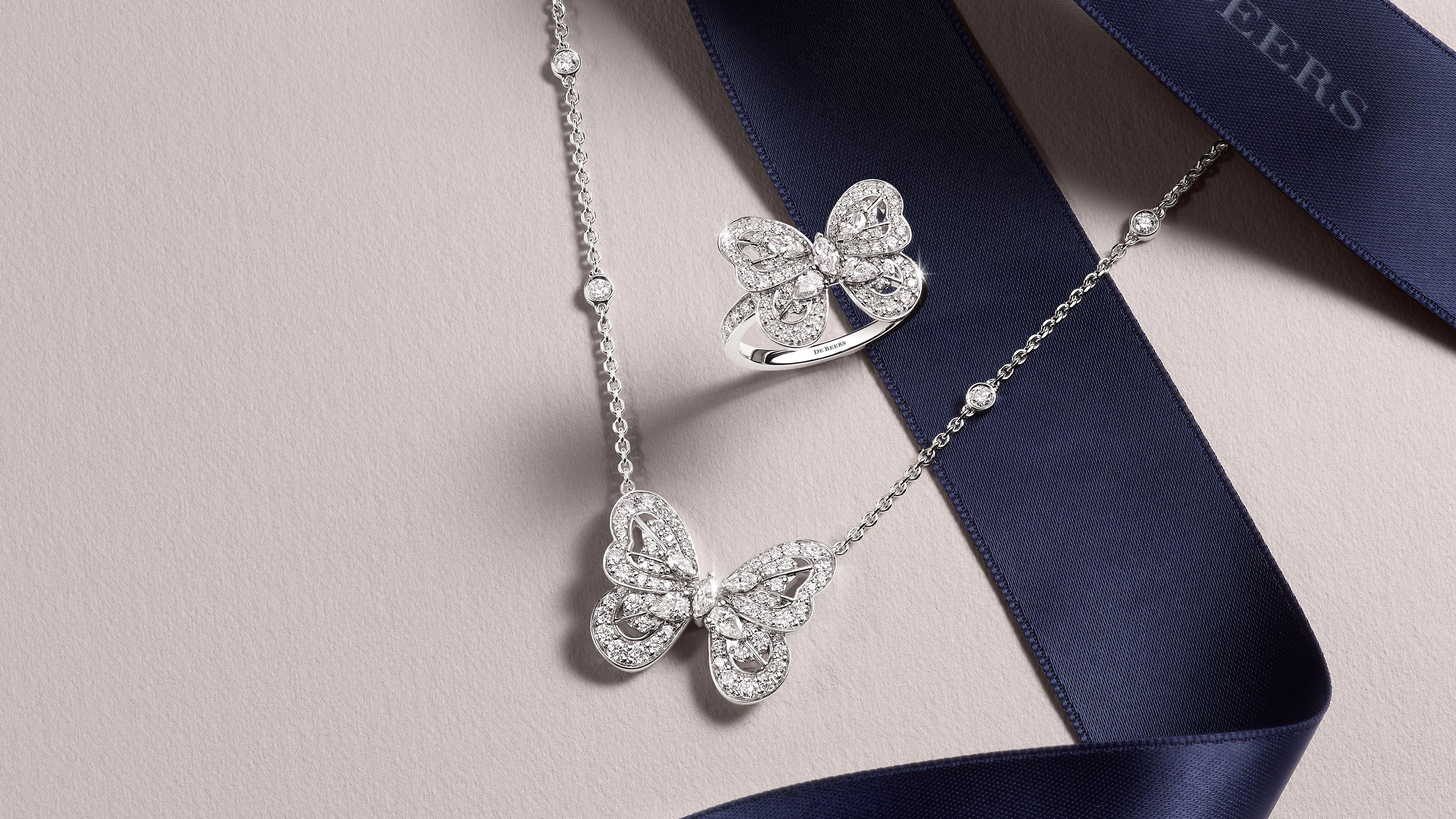 High Jewellery Talisman Diamond Collection On Model