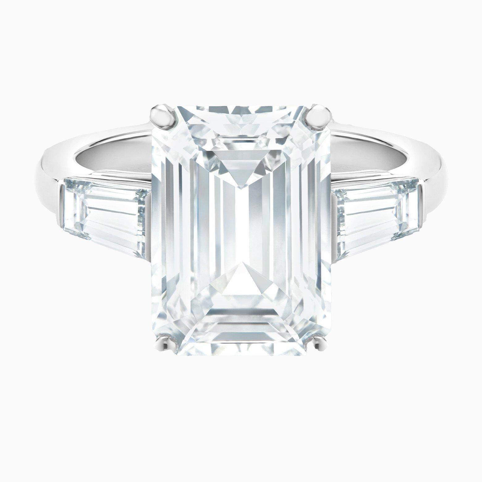 Emerald Trio Ring