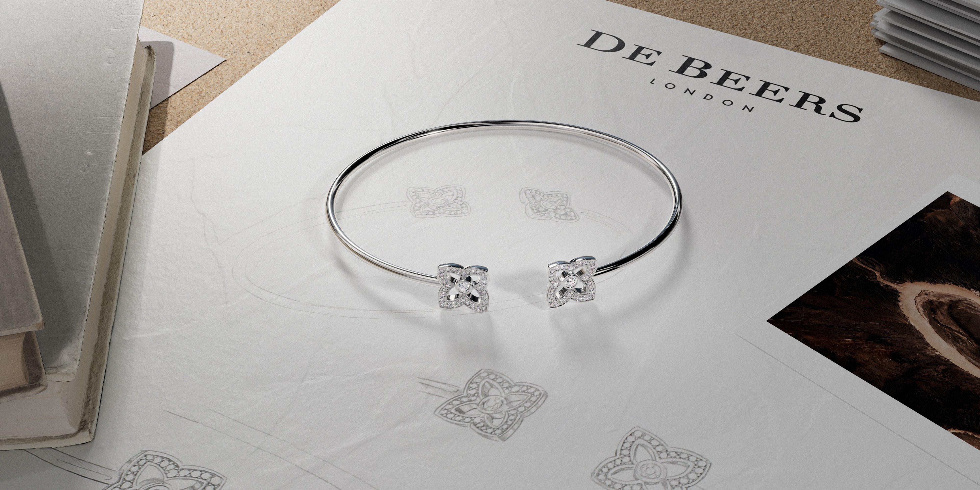 Lotus by DE BEERS Pendant White Gold