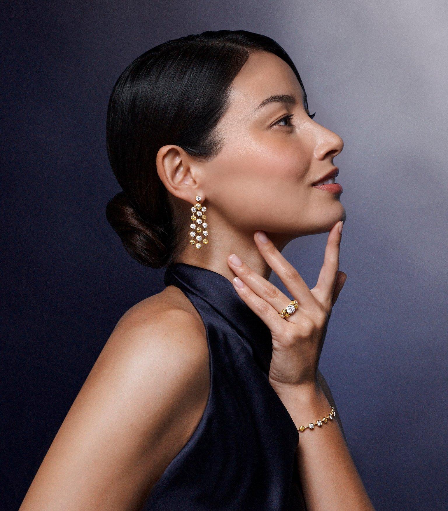 High Jewellery Talisman Diamond Collection On Model