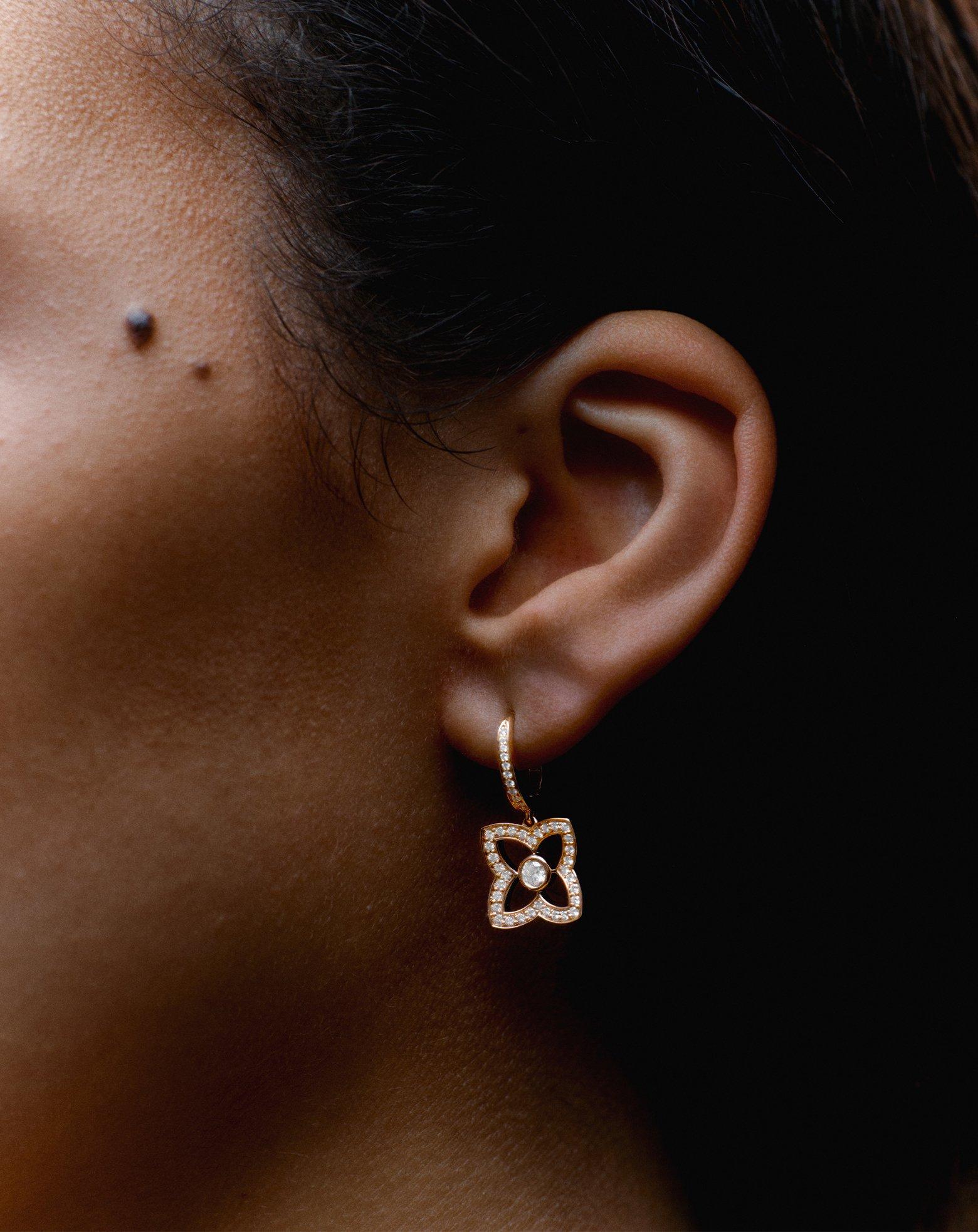 Lotus on model wearing Lotus by DE BEERS jewellery collection