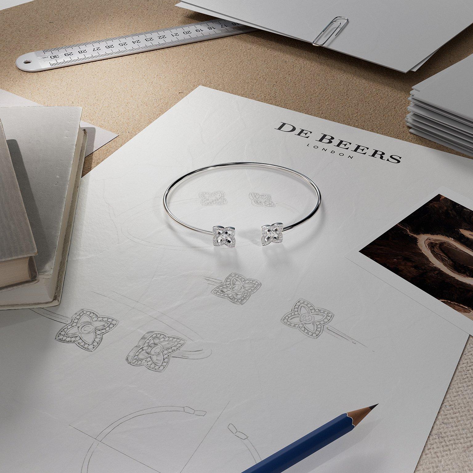 Lotus by DE BEERS Pendant White Gold