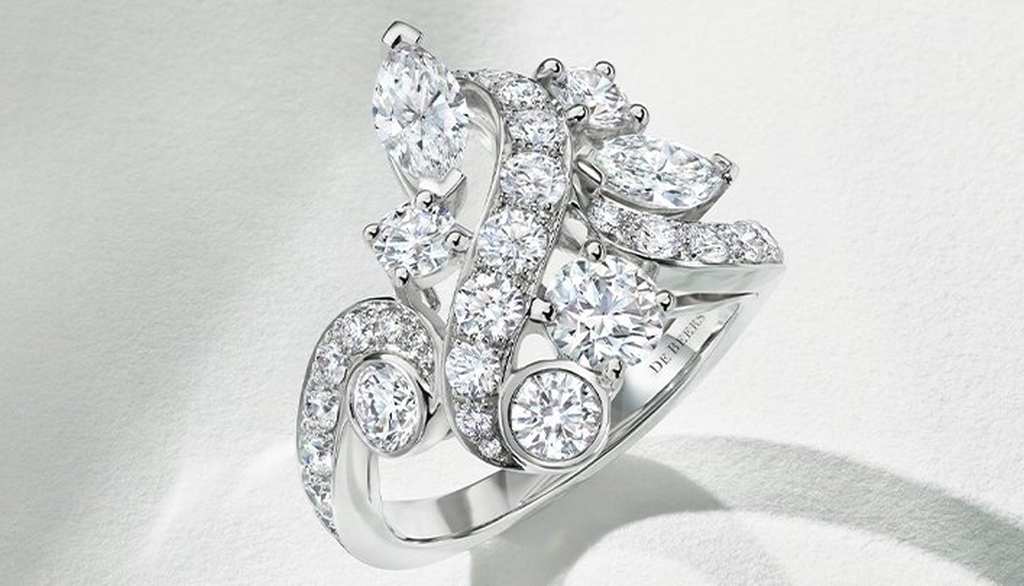 Alliance D'Éternité Aura Diamants Jaunes en Or Jaune De Beers FR