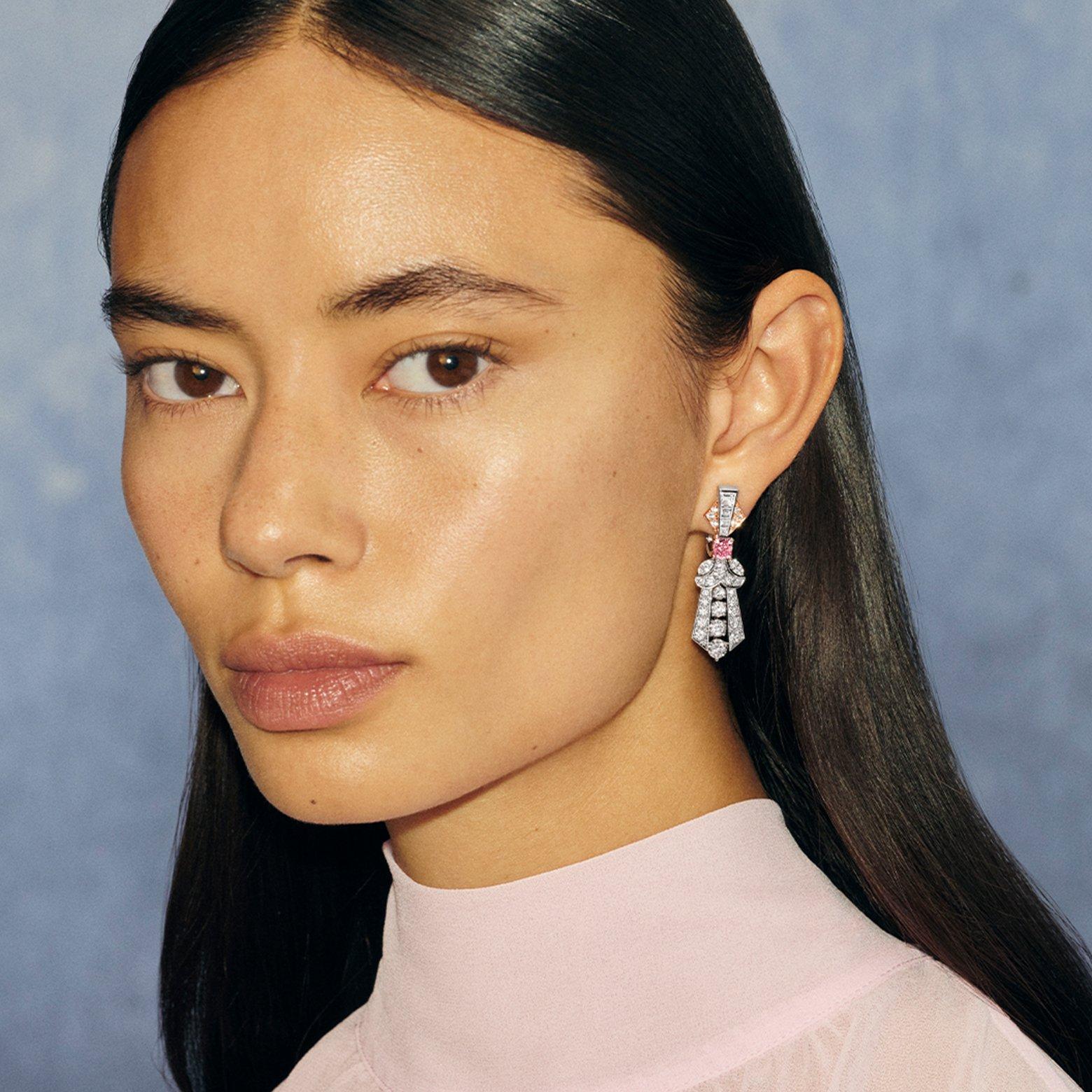 Shimmer Masterpiece Drop Earrings