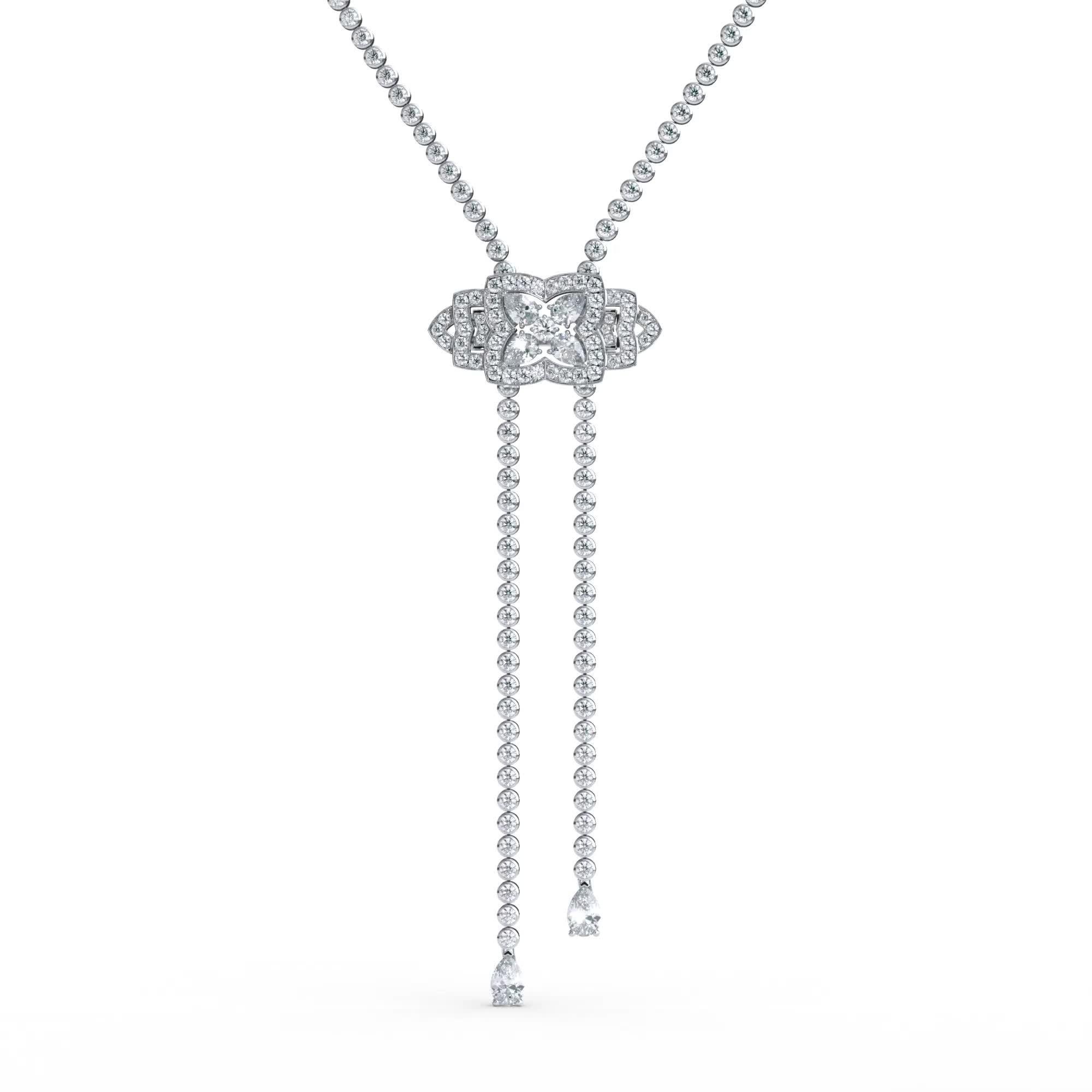 Enchanted Lotus 白金鉆石胸針, video 1