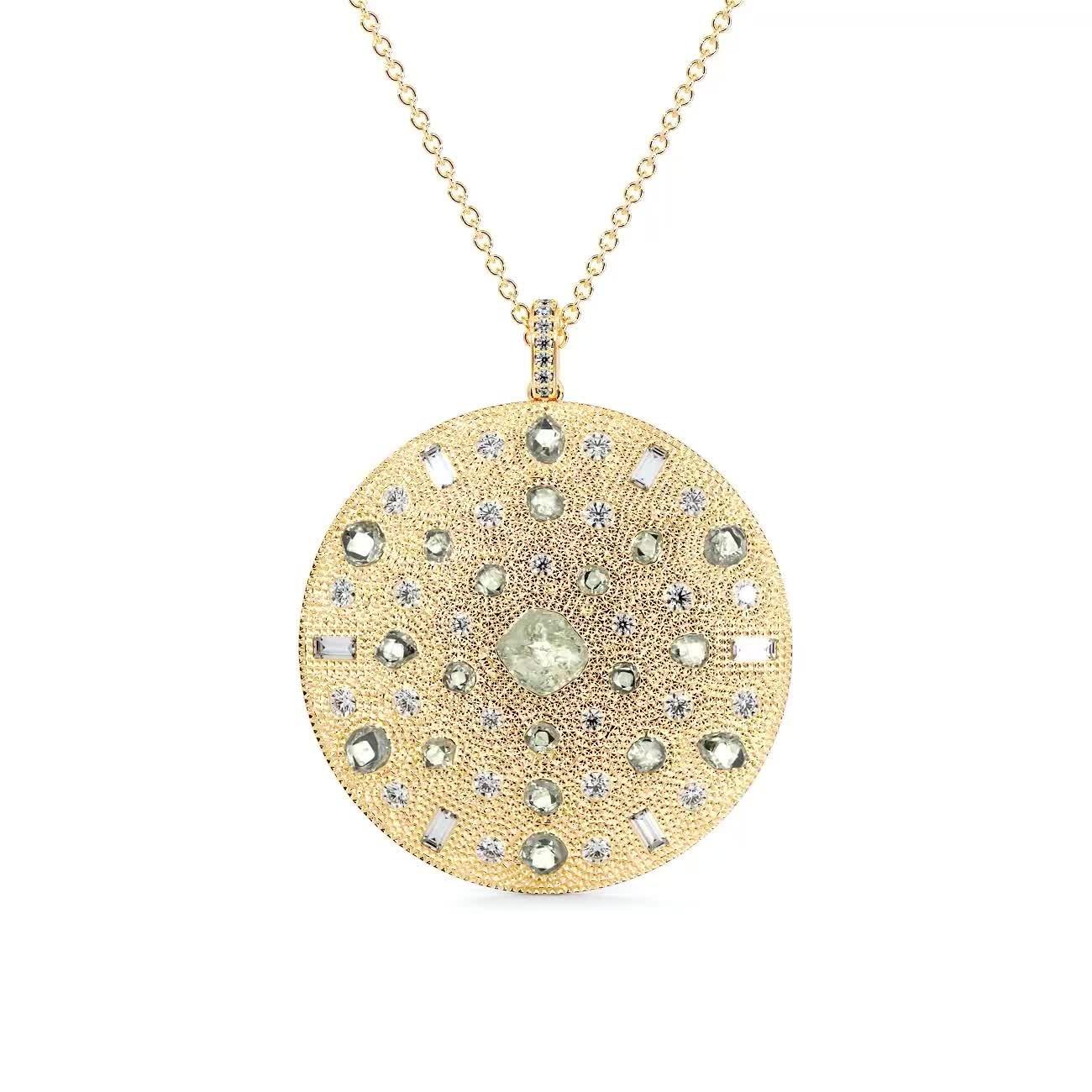 Talisman 黄金钻石项链, video 1