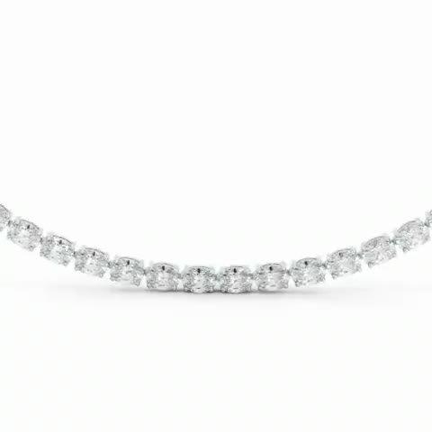 Collier DB Classic Eternity diamants taille ovale, video 1