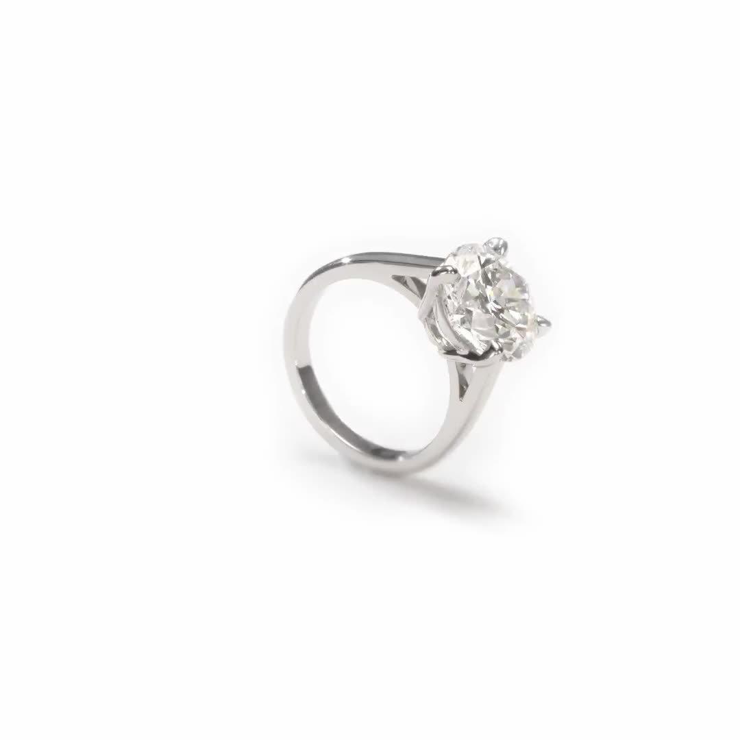 De Beers Classic 圓形明亮式切割鉆戒, video 2