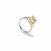 DB Classic fancy yellow radiant-cut diamond ring, video 1