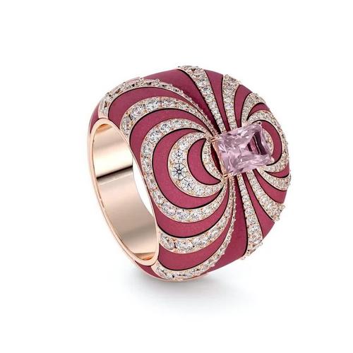 Optical Wonder Pink Ring